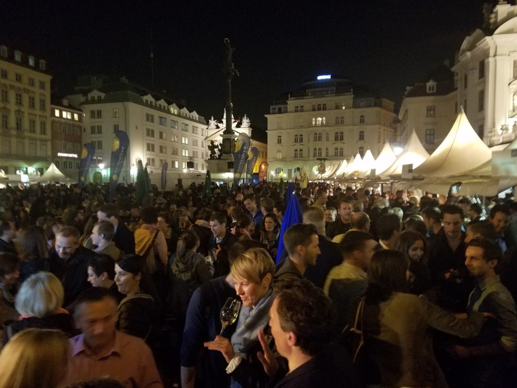 Vienna Festival outside of the Park Hyatt